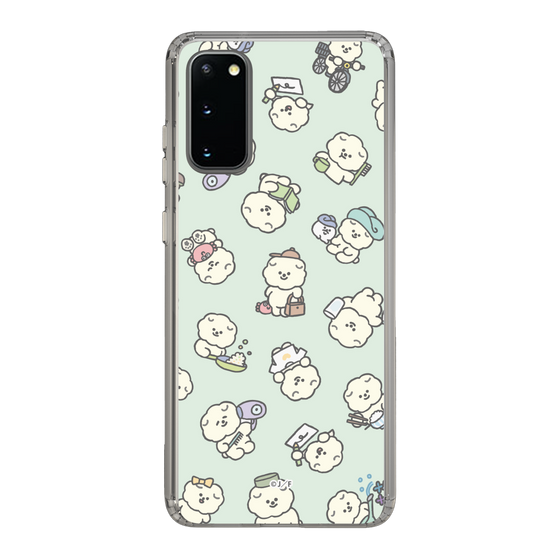 Slim Protection Case［ Mossari Mosao - Lots of Mosao - Green ］