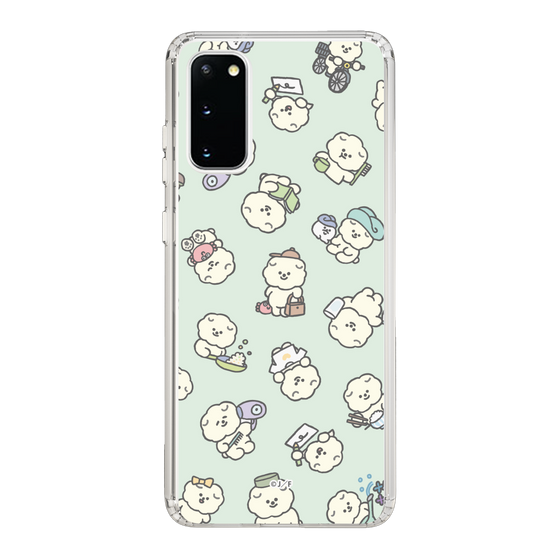 Slim Protection Case［ Mossari Mosao - Lots of Mosao - Green ］