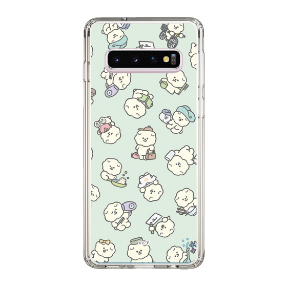 Slim Protection Case［ Mossari Mosao - Lots of Mosao - Green ］