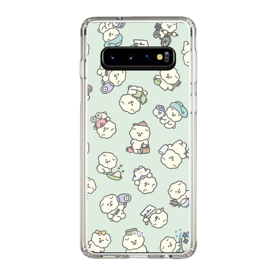 Slim Protection Case［ Mossari Mosao - Lots of Mosao - Green ］