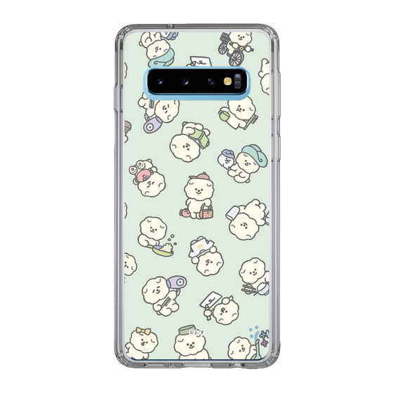 Slim Protection Case［ Mossari Mosao - Lots of Mosao - Green ］