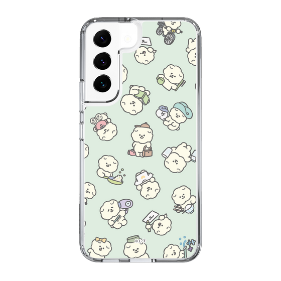 Slim Protection Case［ Mossari Mosao - Lots of Mosao - Green ］