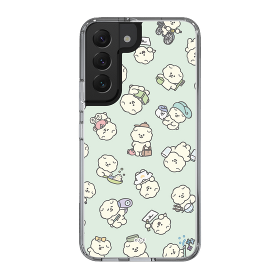 Slim Protection Case［ Mossari Mosao - Lots of Mosao - Green ］