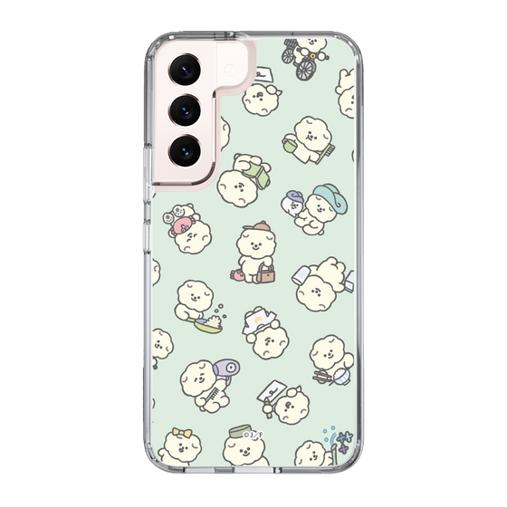 Slim Protection Case［ Mossari Mosao - Lots of Mosao - Green ］
