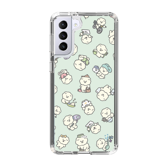 Slim Protection Case［ Mossari Mosao - Lots of Mosao - Green ］