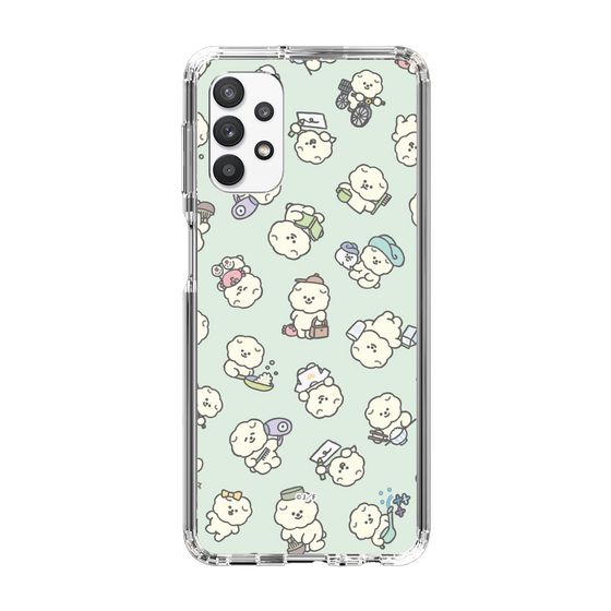 Slim Protection Case［ Mossari Mosao - Lots of Mosao - Green ］