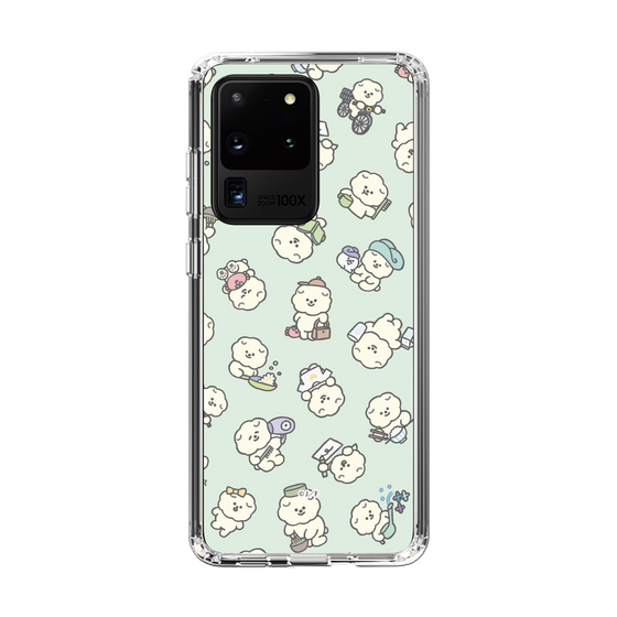 Slim Protection Case［ Mossari Mosao - Lots of Mosao - Green ］