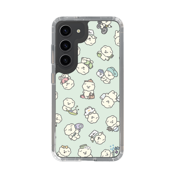 Slim Protection Case［ Mossari Mosao - Lots of Mosao - Green ］