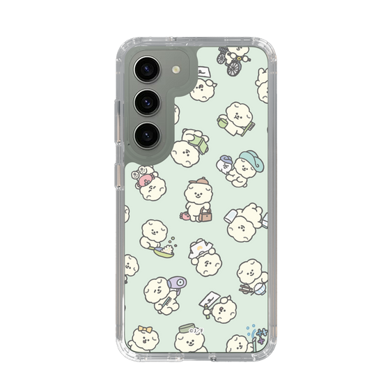 Slim Protection Case［ Mossari Mosao - Lots of Mosao - Green ］