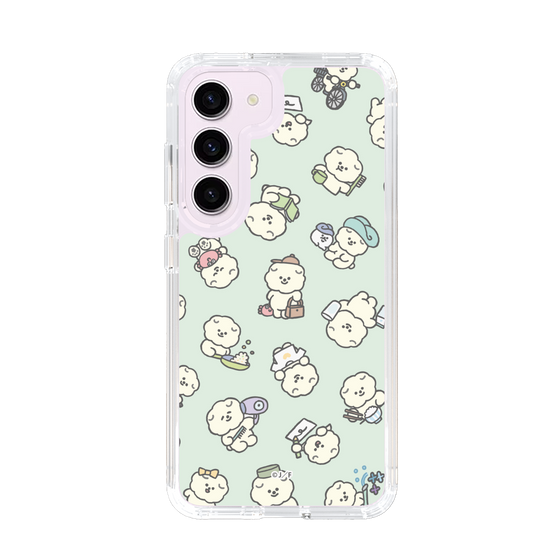 Slim Protection Case［ Mossari Mosao - Lots of Mosao - Green ］