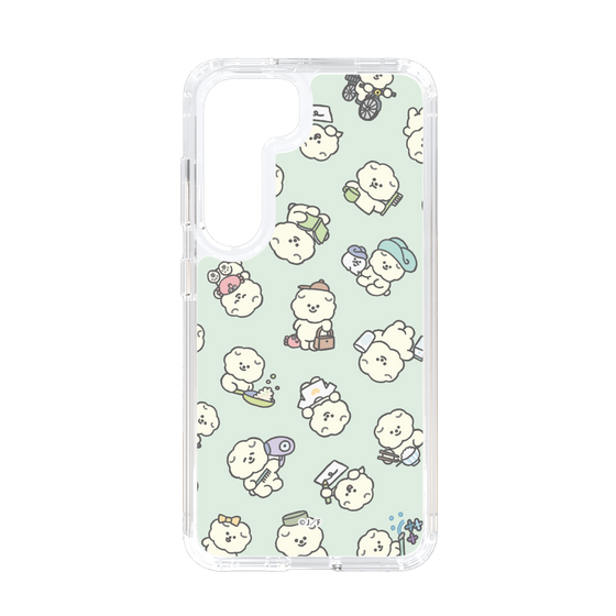 Slim Protection Case［ Mossari Mosao - Lots of Mosao - Green ］