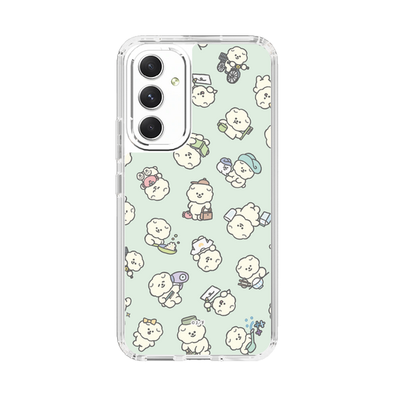 Slim Protection Case［ Mossari Mosao - Lots of Mosao - Green ］