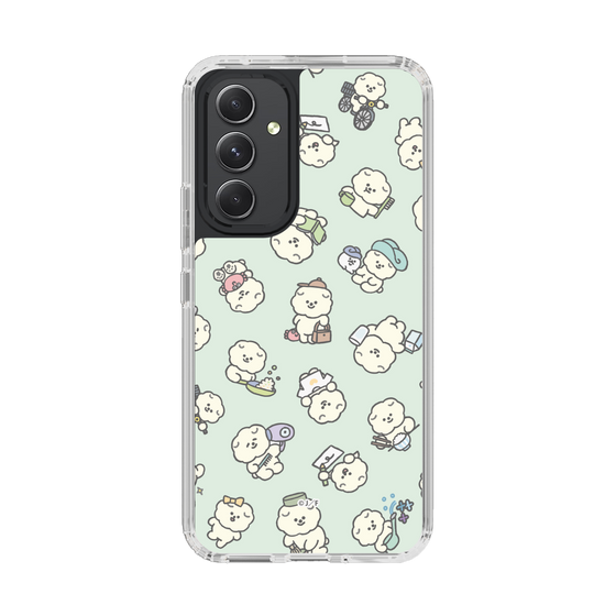 Slim Protection Case［ Mossari Mosao - Lots of Mosao - Green ］