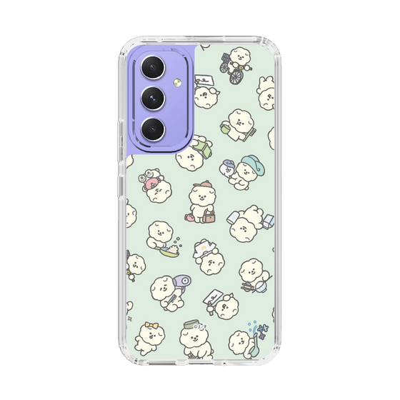 Slim Protection Case［ Mossari Mosao - Lots of Mosao - Green ］