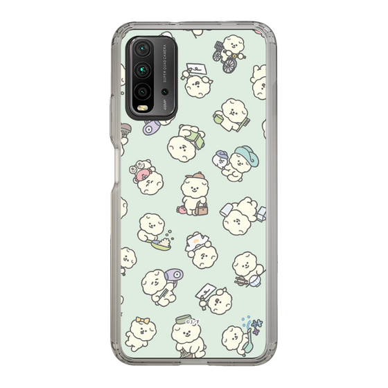 Slim Protection Case［ Mossari Mosao - Lots of Mosao - Green ］