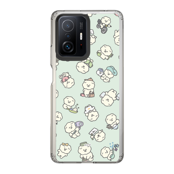 Slim Protection Case［ Mossari Mosao - Lots of Mosao - Green ］