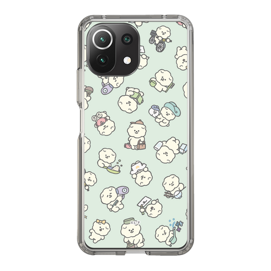 Slim Protection Case［ Mossari Mosao - Lots of Mosao - Green ］