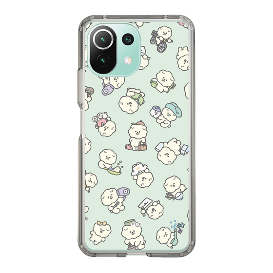 Slim Protection Case［ Mossari Mosao - Lots of Mosao - Green ］