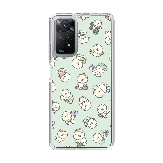 Slim Protection Case［ Mossari Mosao - Lots of Mosao - Green ］