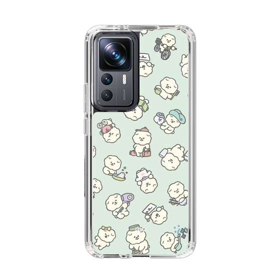 Slim Protection Case［ Mossari Mosao - Lots of Mosao - Green ］