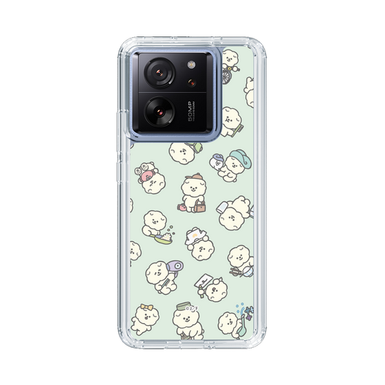 Slim Protection Case［ Mossari Mosao - Lots of Mosao - Green ］
