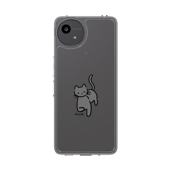 Slim Protection Case［ Original - CASEPLAY Cat - black ］