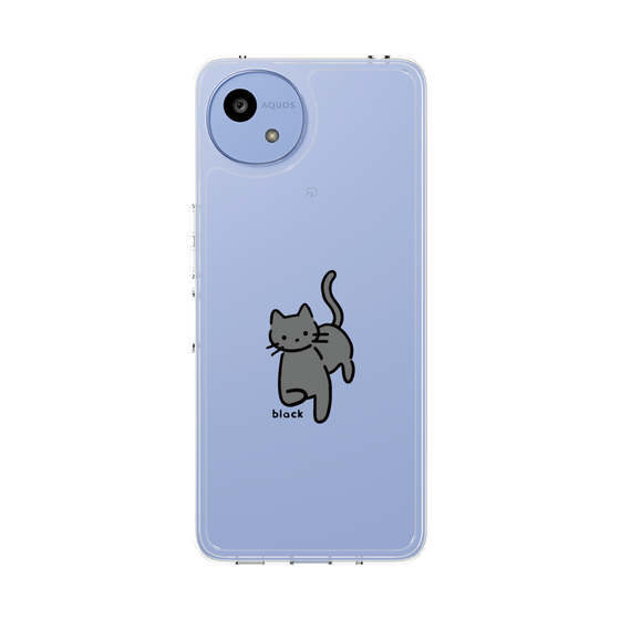 Slim Protection Case［ Original - CASEPLAY Cat - black ］