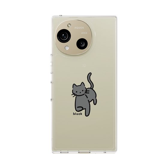 Slim Protection Case［ Original - CASEPLAY Cat - black ］