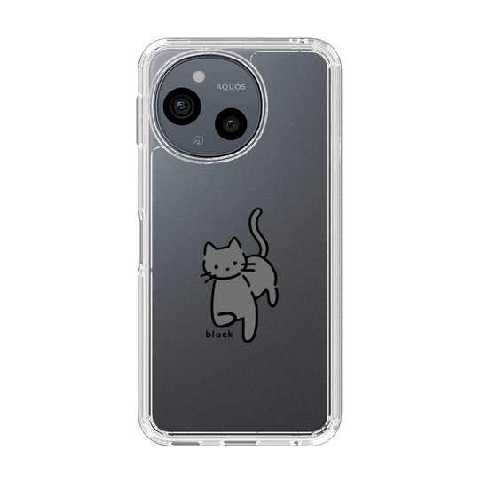 Slim Protection Case［ Original - CASEPLAY Cat - black ］