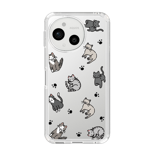 Slim Protection Case［ Original - CASEPLAY Cat All-over Pattern - color ］