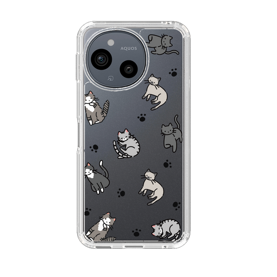 Slim Protection Case［ Original - CASEPLAY Cat All-over Pattern - color ］