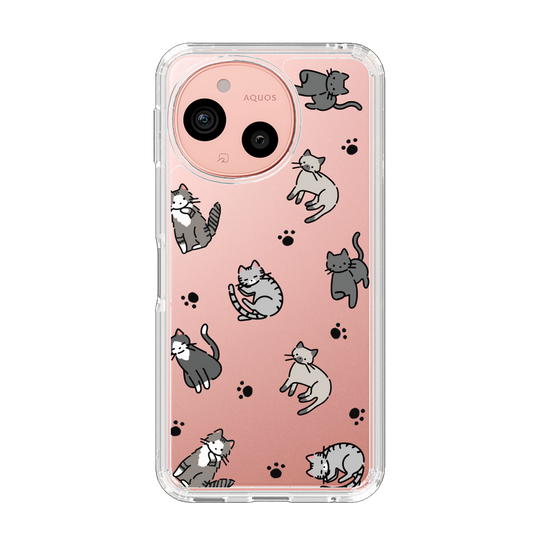 Slim Protection Case［ Original - CASEPLAY Cat All-over Pattern - color ］