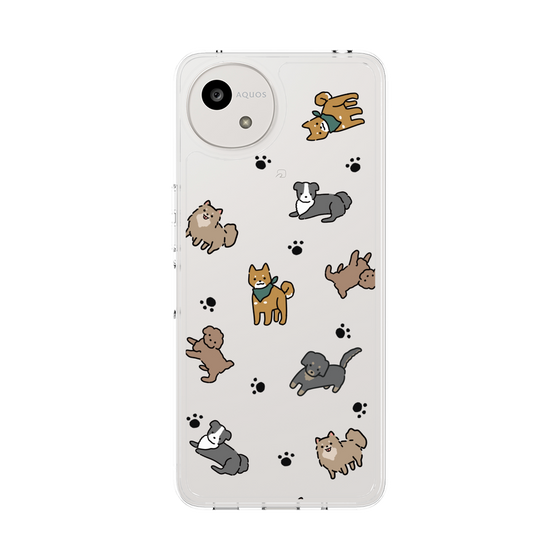 Slim Protection Case［ Original - CASEPLAY Dog All-over Pattern - color ］