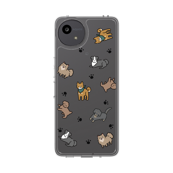 Slim Protection Case［ Original - CASEPLAY Dog All-over Pattern - color ］
