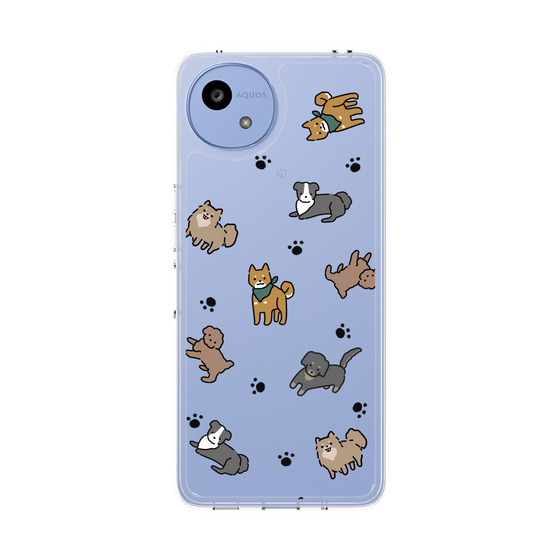 Slim Protection Case［ Original - CASEPLAY Dog All-over Pattern - color ］