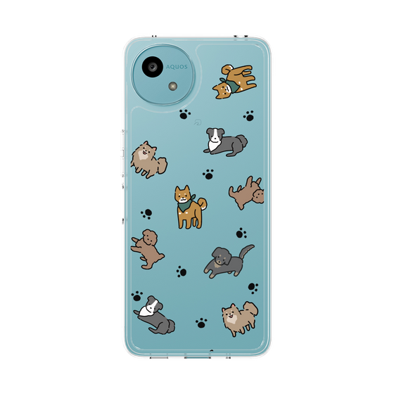 Slim Protection Case［ Original - CASEPLAY Dog All-over Pattern - color ］