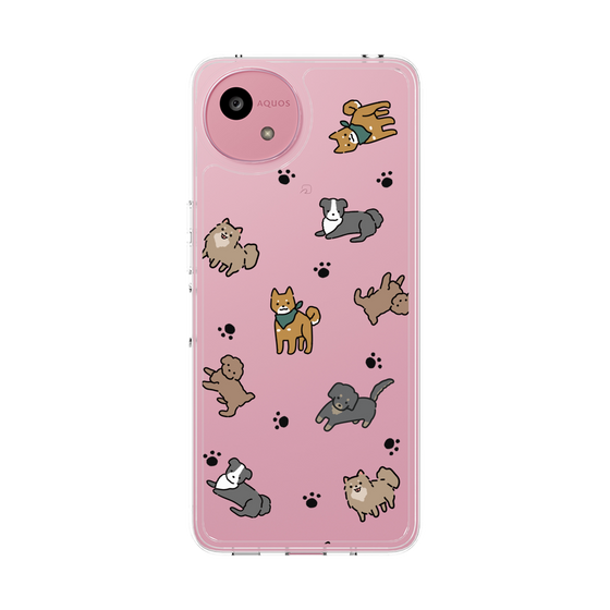 Slim Protection Case［ Original - CASEPLAY Dog All-over Pattern - color ］