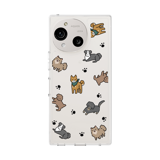 Slim Protection Case［ Original - CASEPLAY Dog All-over Pattern - color ］