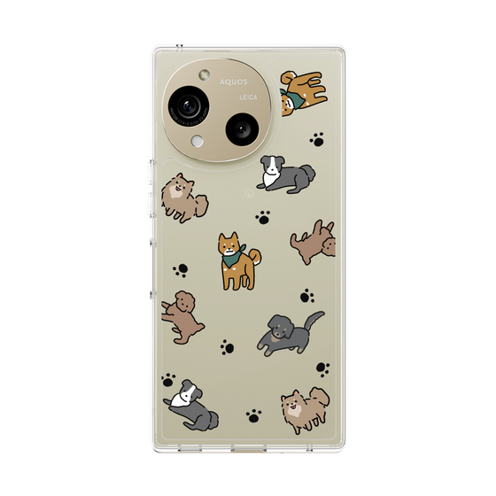 Slim Protection Case［ Original - CASEPLAY Dog All-over Pattern - color ］