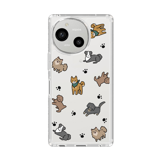 Slim Protection Case［ Original - CASEPLAY Dog All-over Pattern - color ］