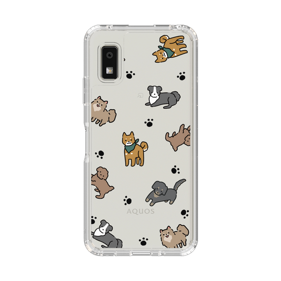 Slim Protection Case［ Original - CASEPLAY Dog All-over Pattern - color ］
