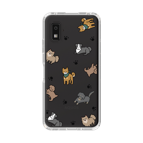 Slim Protection Case［ Original - CASEPLAY Dog All-over Pattern - color ］
