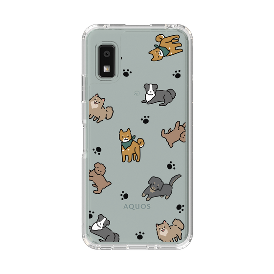 Slim Protection Case［ Original - CASEPLAY Dog All-over Pattern - color ］