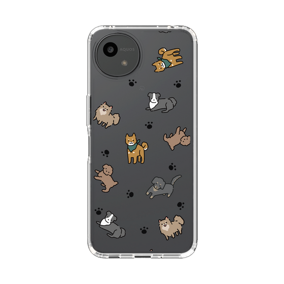Slim Protection Case［ Original - CASEPLAY Dog All-over Pattern - color ］