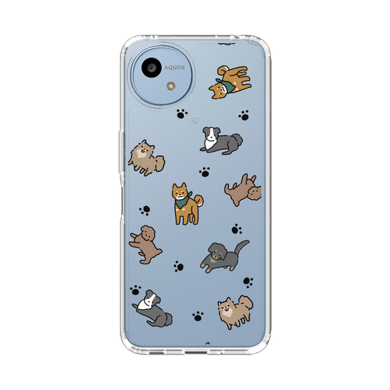 Slim Protection Case［ Original - CASEPLAY Dog All-over Pattern - color ］