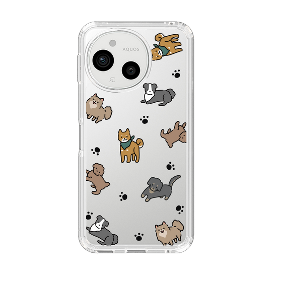 Slim Protection Case［ Original - CASEPLAY Dog All-over Pattern - color ］