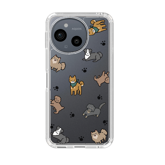 Slim Protection Case［ Original - CASEPLAY Dog All-over Pattern - color ］