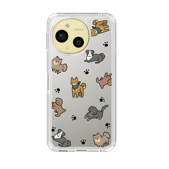 Slim Protection Case［ Original - CASEPLAY Dog All-over Pattern - color ］