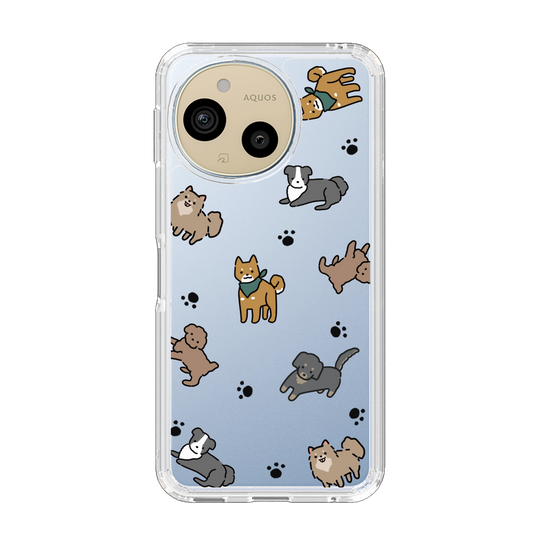 Slim Protection Case［ Original - CASEPLAY Dog All-over Pattern - color ］