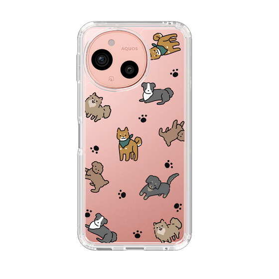 Slim Protection Case［ Original - CASEPLAY Dog All-over Pattern - color ］